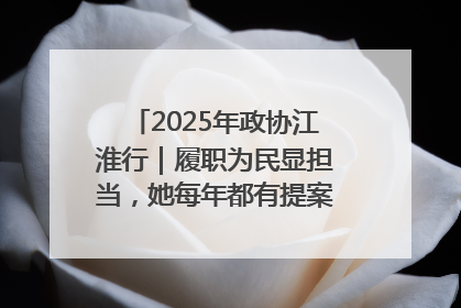 2025年政协江淮行｜履职为民显担当，她每年都有提案被评为“优秀”