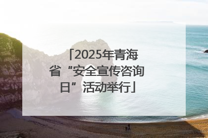 2025年青海省“安全宣传咨询日”活动举行