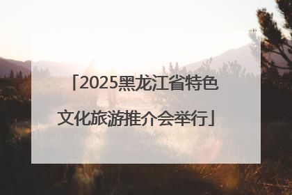2025黑龙江省特色文化旅游推介会举行